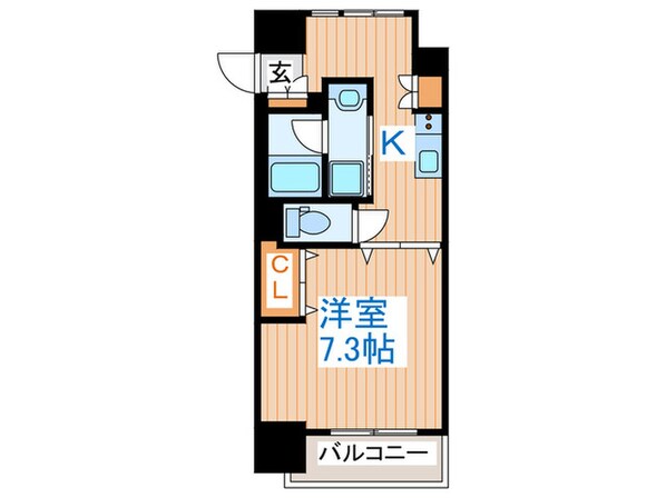 フィットエル仙台一番町の物件間取画像